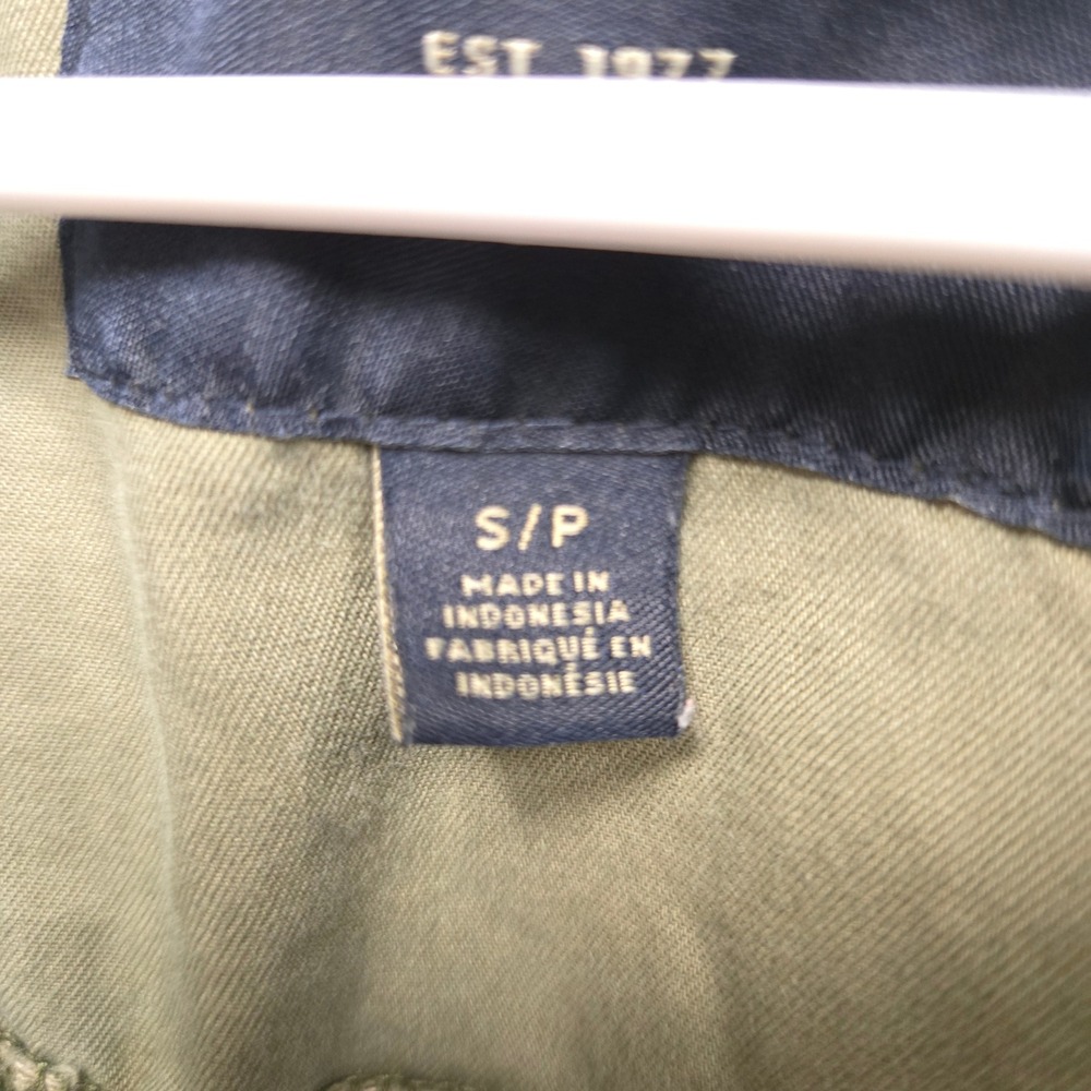 American‎ Eagle Outfitters Olive Green Utility Anorak Jacket Hooded Zip Pockets - Picture 6 of 13